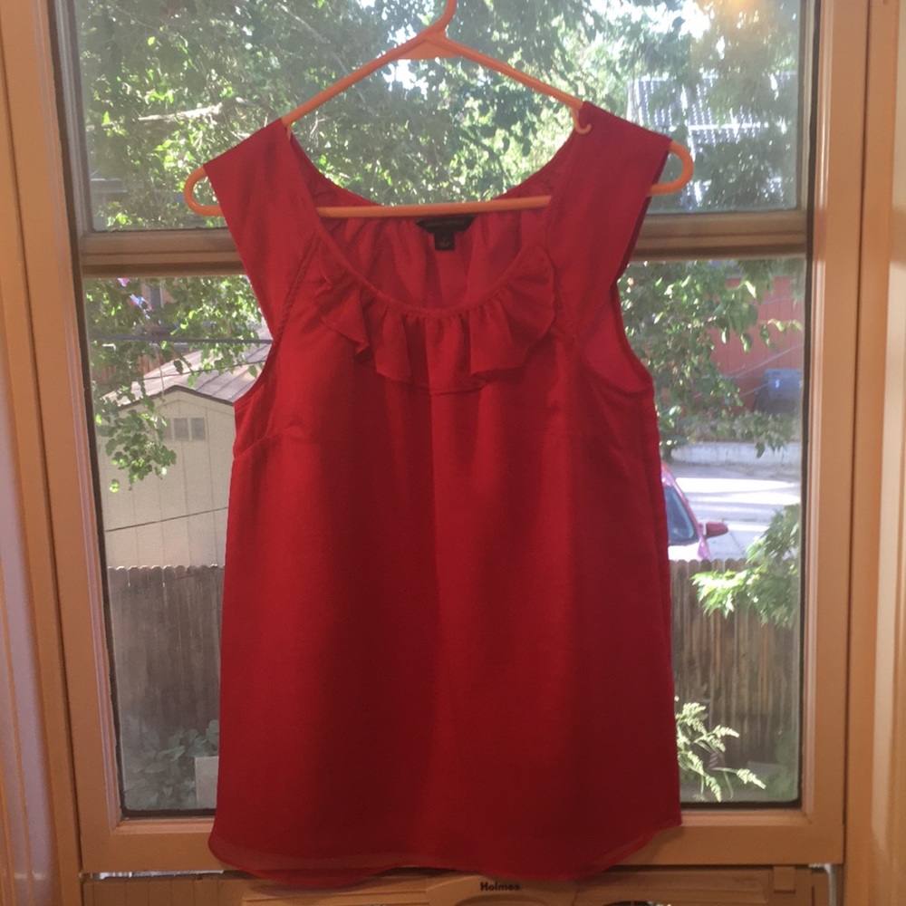 Bright Pink Banana Republic Blouse